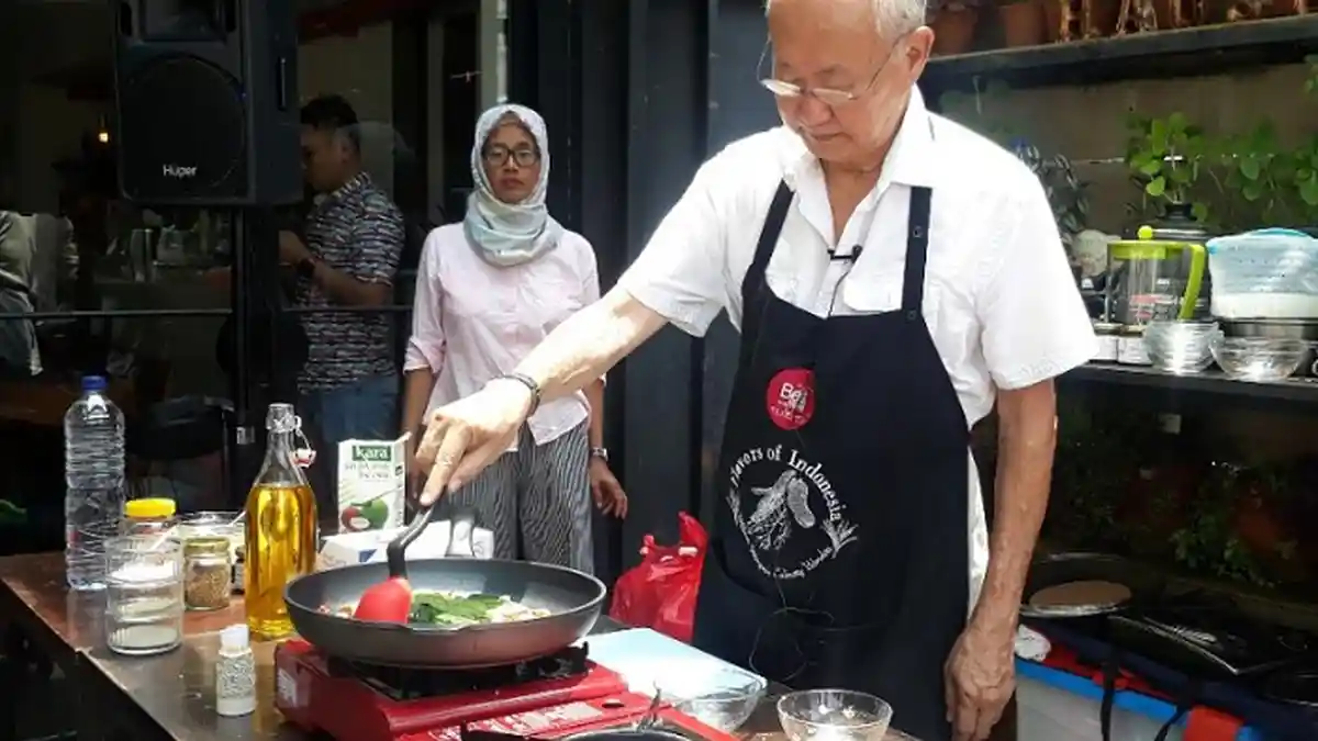 William Wongso CS Galang Dana untuk Korban Palu dan Donggala di Hause Rooftop Jakarta