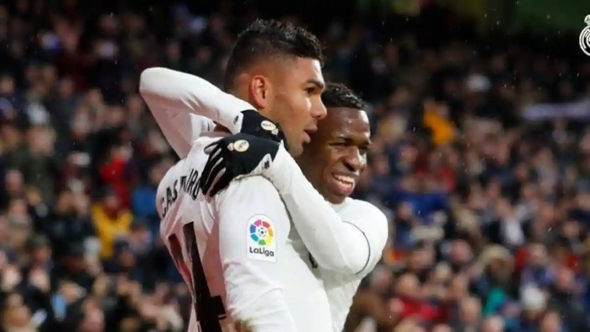 Babak Pertama Real Madrid vs Osasuna Liga Spanyol, Vinicius Bawa Los Galacticos Unggul 1-0