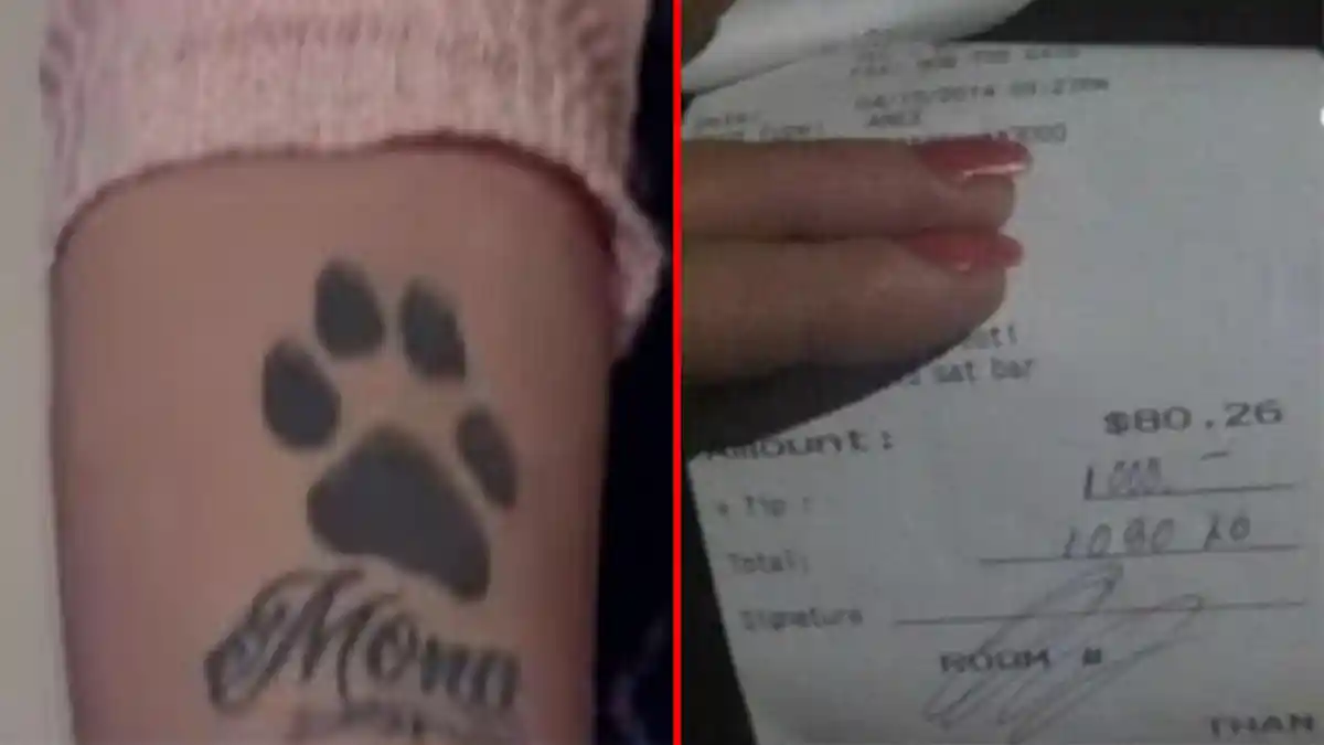 Pelanggan Bar Hotel Beri Tip 12 Kali Lipat Setelah Melihat Tato Wanita Ini