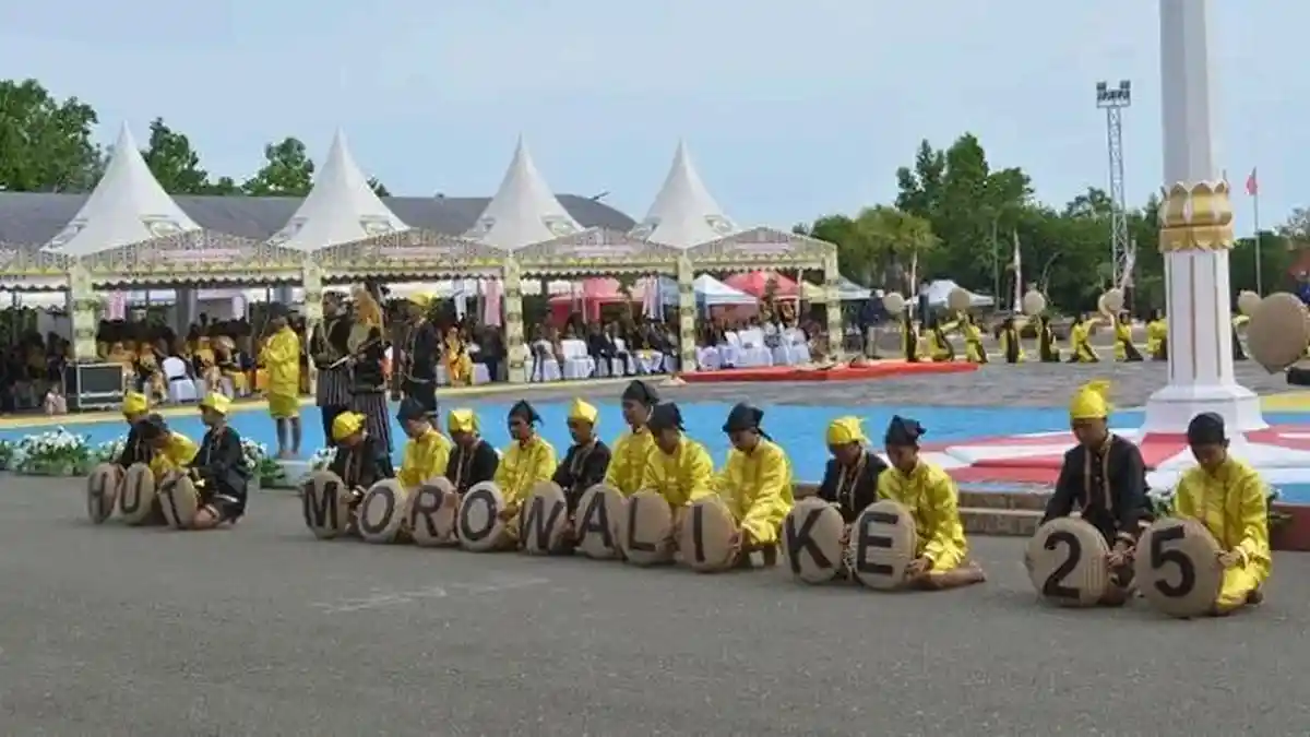 HUT Kabupaten Morowali ke-25, Alun-Alun Rujab Bupati Dipadati Warga