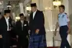 SBY Boediono dan Menteri Kabinet Shalat Ied di Istiqlal