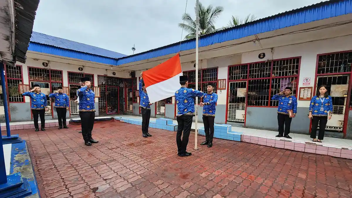 KORPRI Untuk Indonesia, Lapas Kotapinang Gelar Upacara Peringati HUT KORPRI ke-53 Tahun 2024