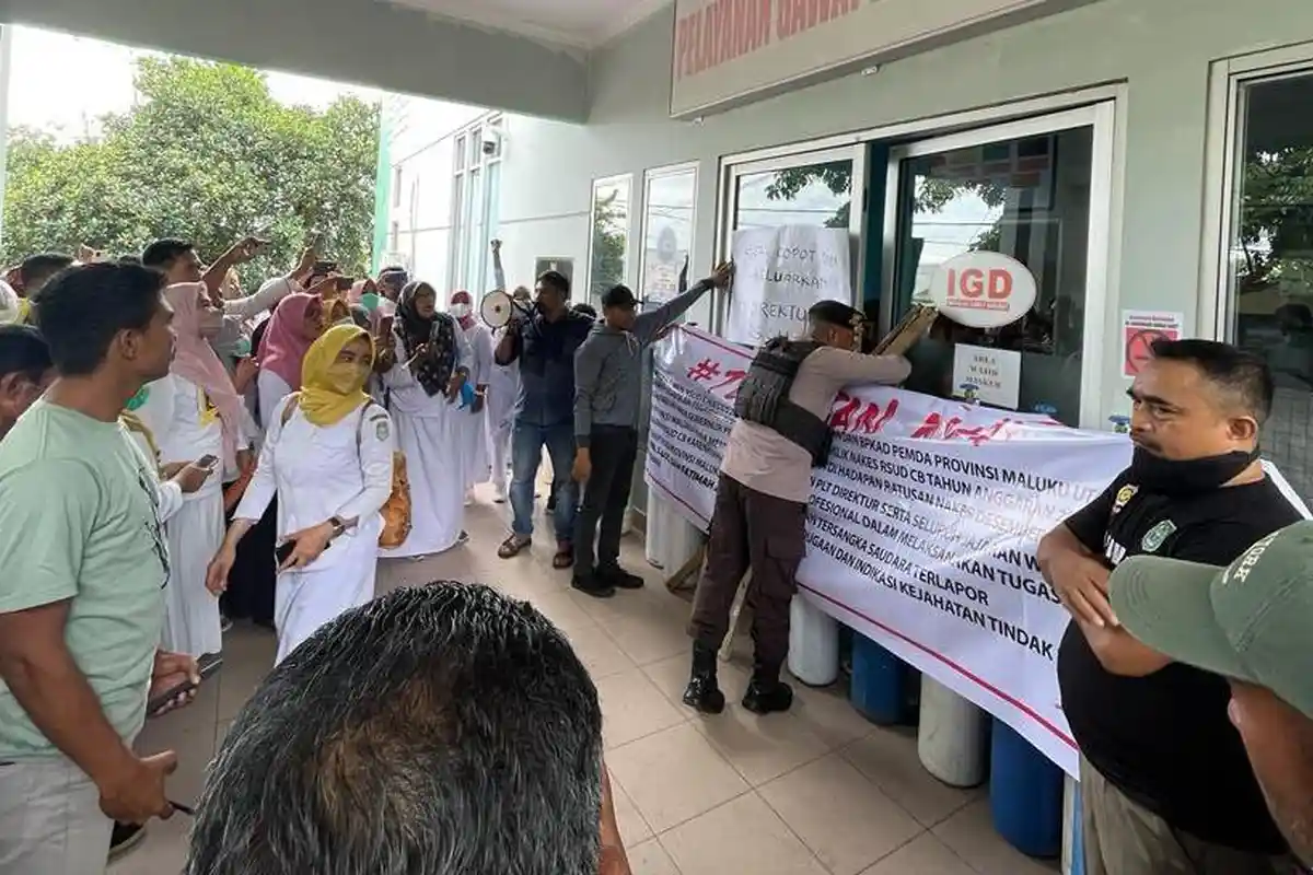 Nakes RSUD Chasan Boesoirie Ternate Boikot Aktivitas IGD, Buntut TPP Belum Dibayar