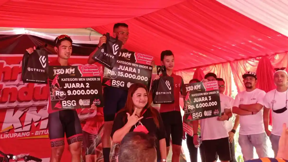 BSG Christmas Endurance 2021 Sukses, Diikuti 122 Pesepeda Nasional, ini Hasil Lengkapnya