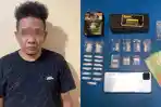 Sempat Kabur, Pengedar di HSU Ini Akhirnya Diringkus di Muara Tapus, 22 Paket Sabu Diamankan Polisi