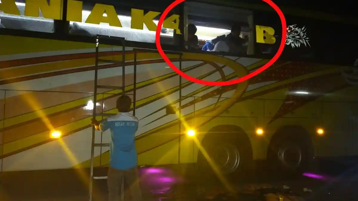 Bus Rombongan DPRD Luwu Timur Dilempari OTK di Palopo, Kaca Pecah