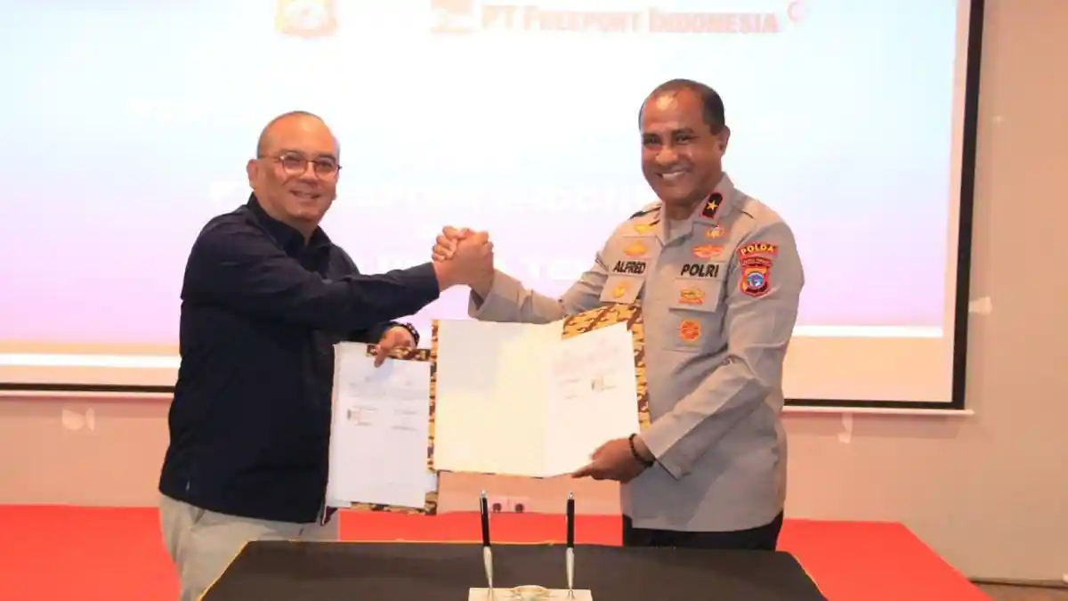 PT Freeport Indonesia dan Polda Papua Tengah Teken Kerja Sama, Tingkatkan Pengamanan