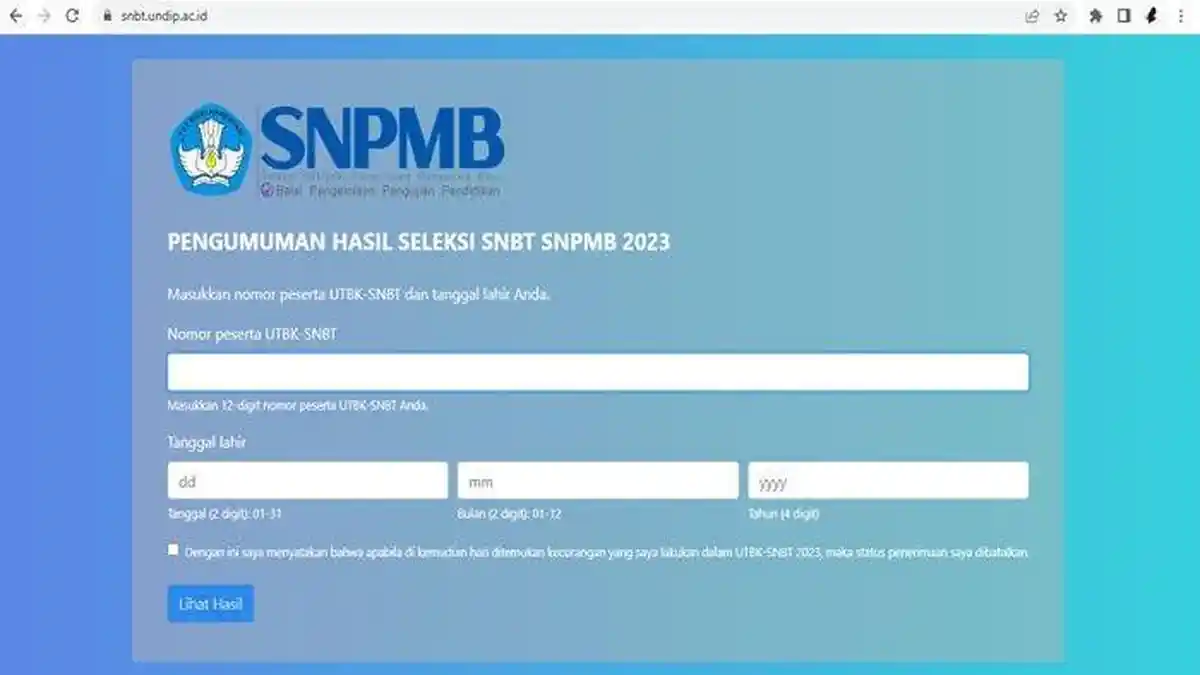 Cara Lihat Nilai Skor UTBK SNBT 2023 dan Download Sertifikat, Lihat Di sini !