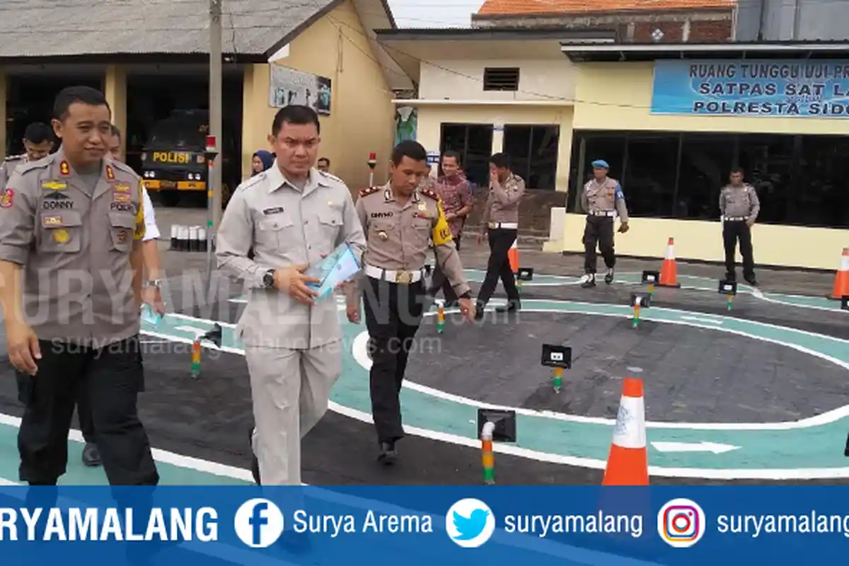 Ujian Praktik SIM di Sidoarjo Sekarang Diawasi Sensor Ultrasonik, Makin Mudah atau Makin Susah ?