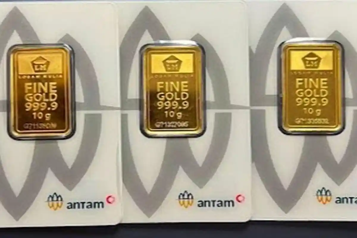 Harga Emas Pegadaian Hari Ini : Kompak Turun untuk Antam, UBS, dan Galeri24