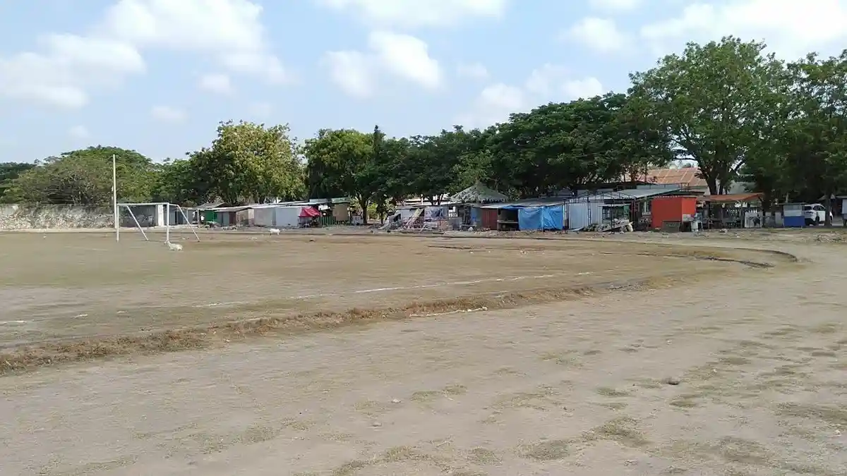 Pasca Tembok Roboh Akibat Banjir, Begini Kondisi Stadion Mini Turatea Jeneponto