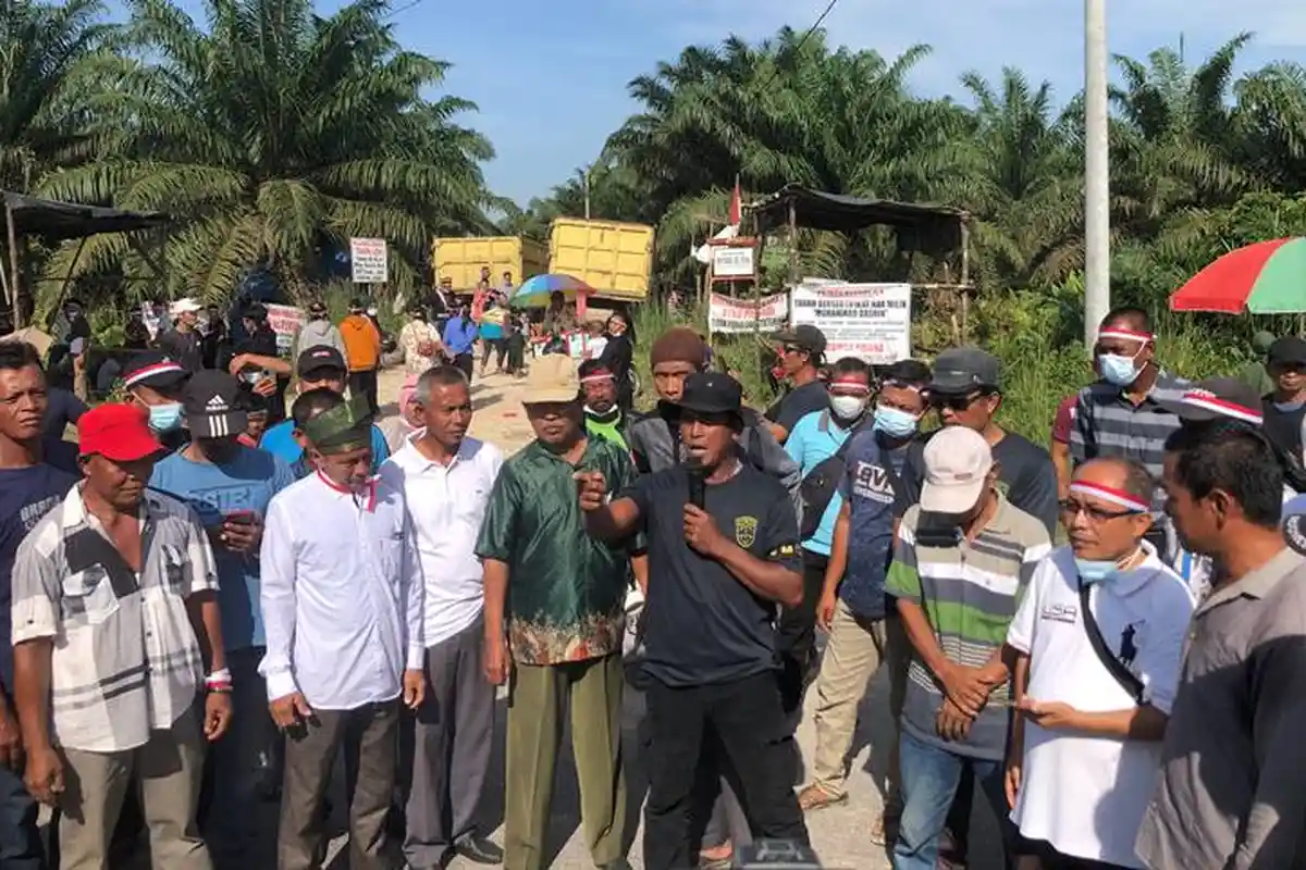BREAKING NEWS: Petani Tolak Rencana Constatering dan Eksekusi Lahan di Dayun Siak