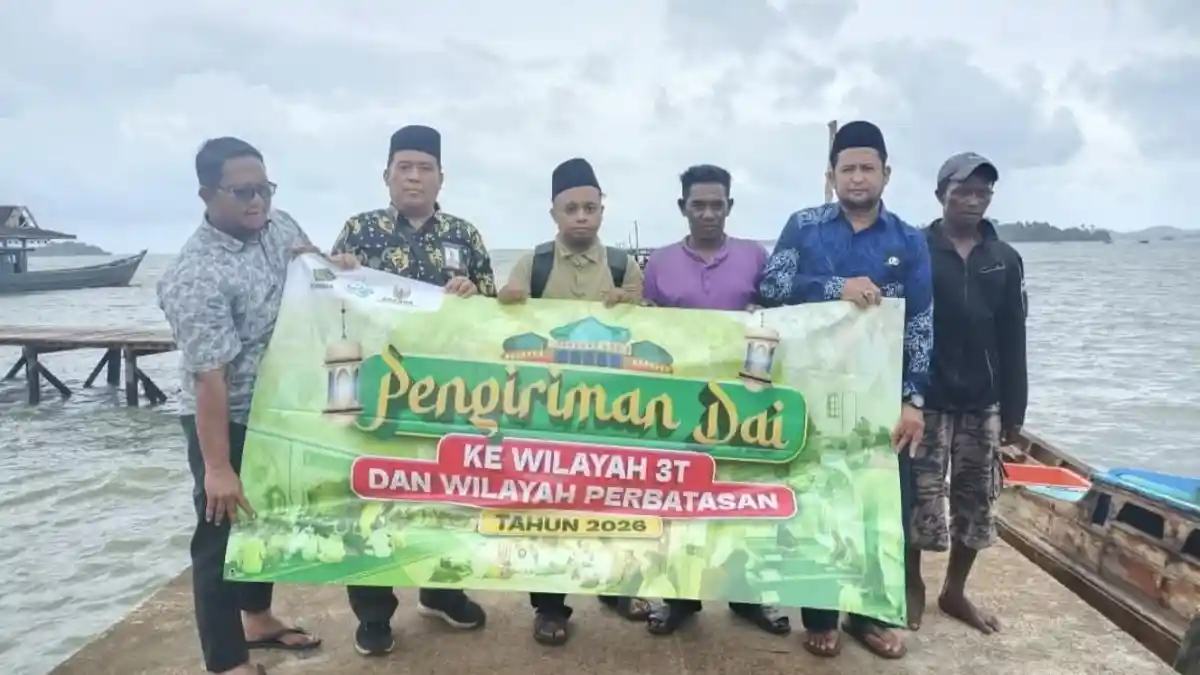 Kemenag Lingga Lepas Satu Dai ke Wilayah 3T di Pulau Kojong Selama Ramadan 2026