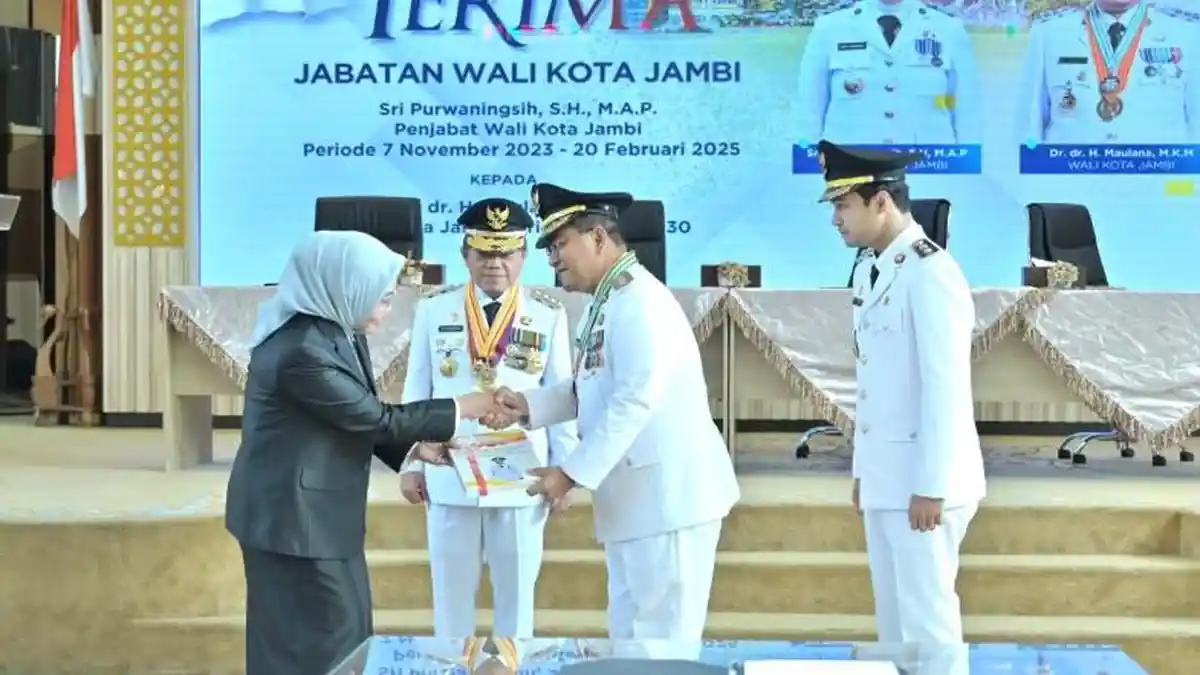 Sertijab Wali Kota Jambi, Maulana Resmi Pimpin Kota Jambi 2025-2030