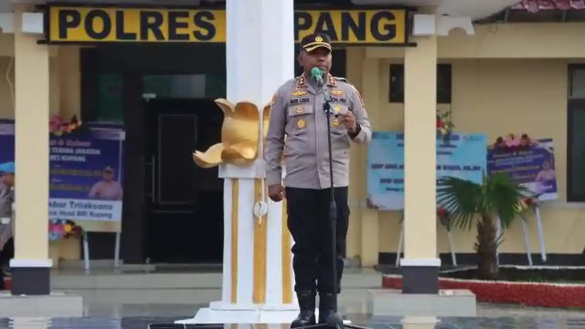 Polres Kupang Lakukan Pengamanan Arus Balik Lebaran 2025 