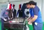 Suporter Bermain Fusbol