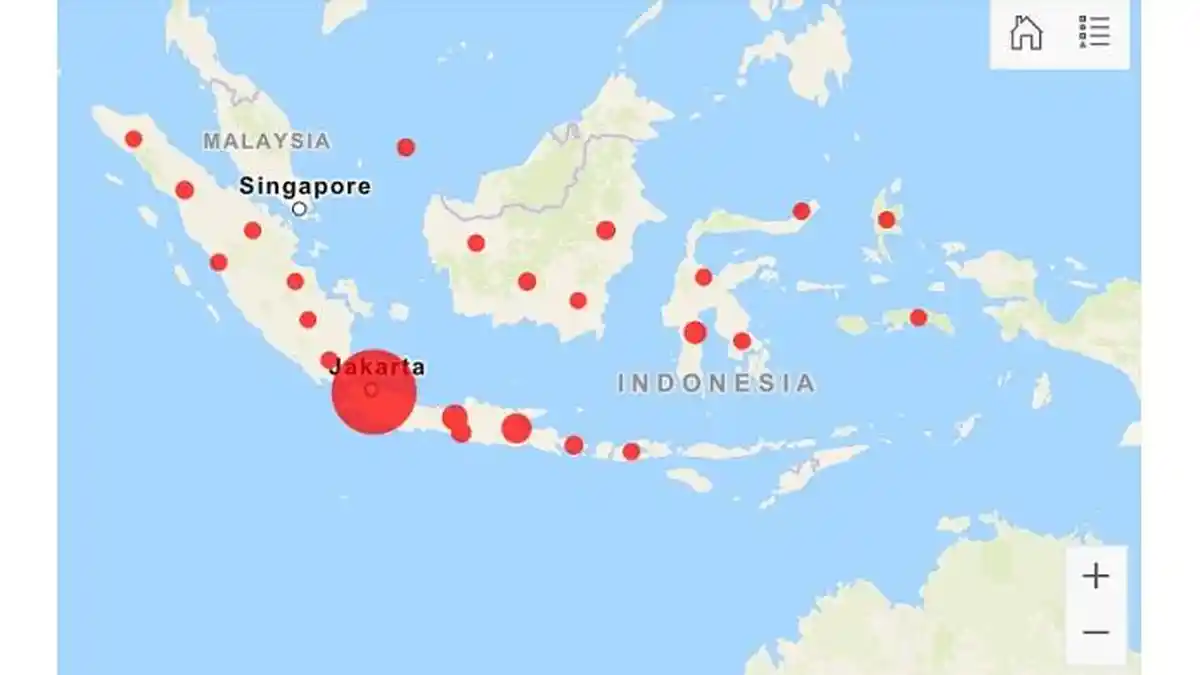 UPDATE Corona 26 Maret 2020 di 27 Provinsi Indonesia, Tambahan Terbanyak dari Sulsel