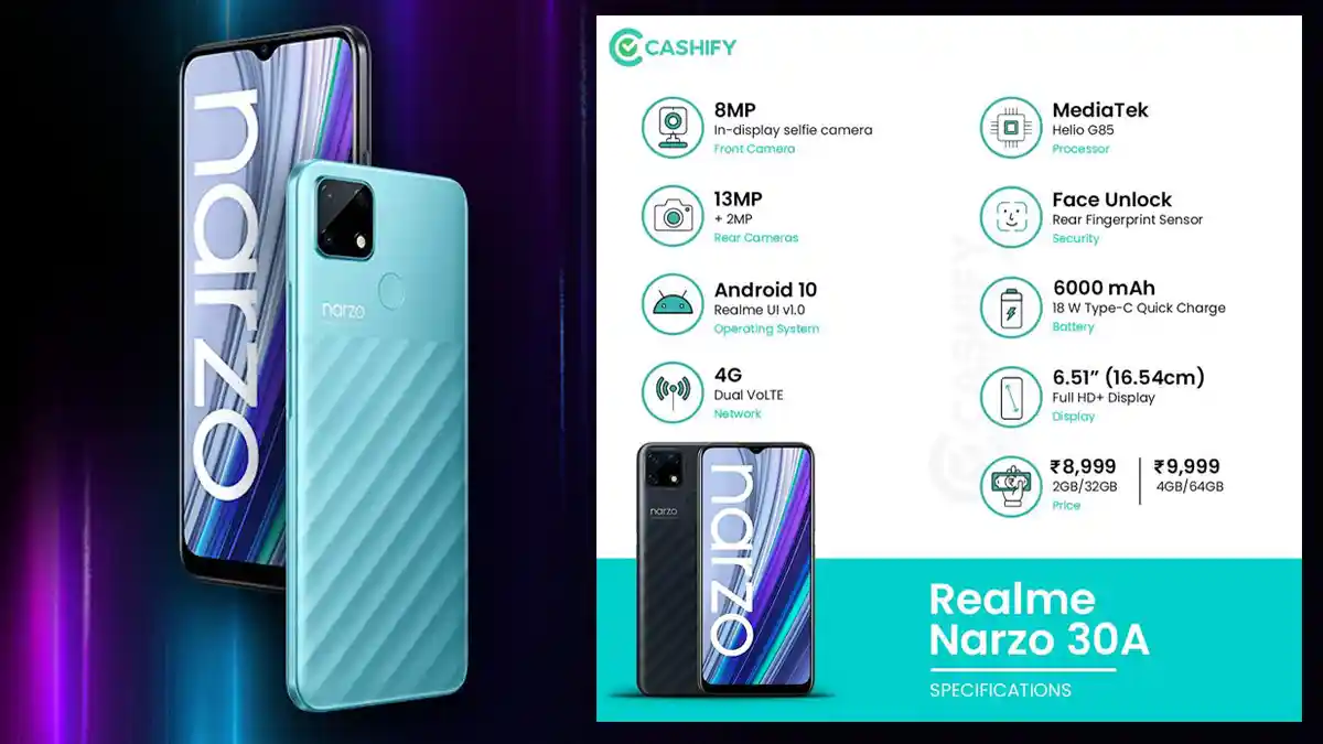 Spesifikasi Realme Narzo 30A, Smartphone Baru Realme yang Akan Launching Rabu Besok
