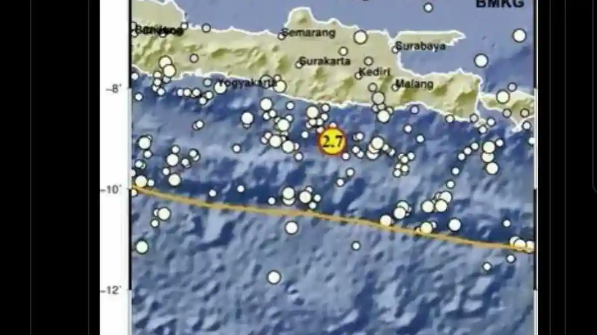 Info BMKG: Terjadi Gempa di Pacitan Jawa Timur, Sabtu 6 Juni 2026