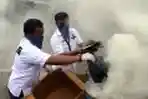 Pemusnahan Barang Bukti Perdagangan Satwa Langka