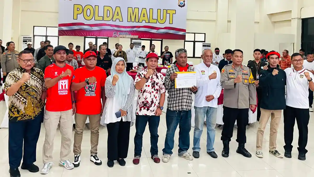 Liga 1: Kelompok Suporter Malut United di Ternate Teken Pakta Integritas, Junjung Tinggi Sportivitas