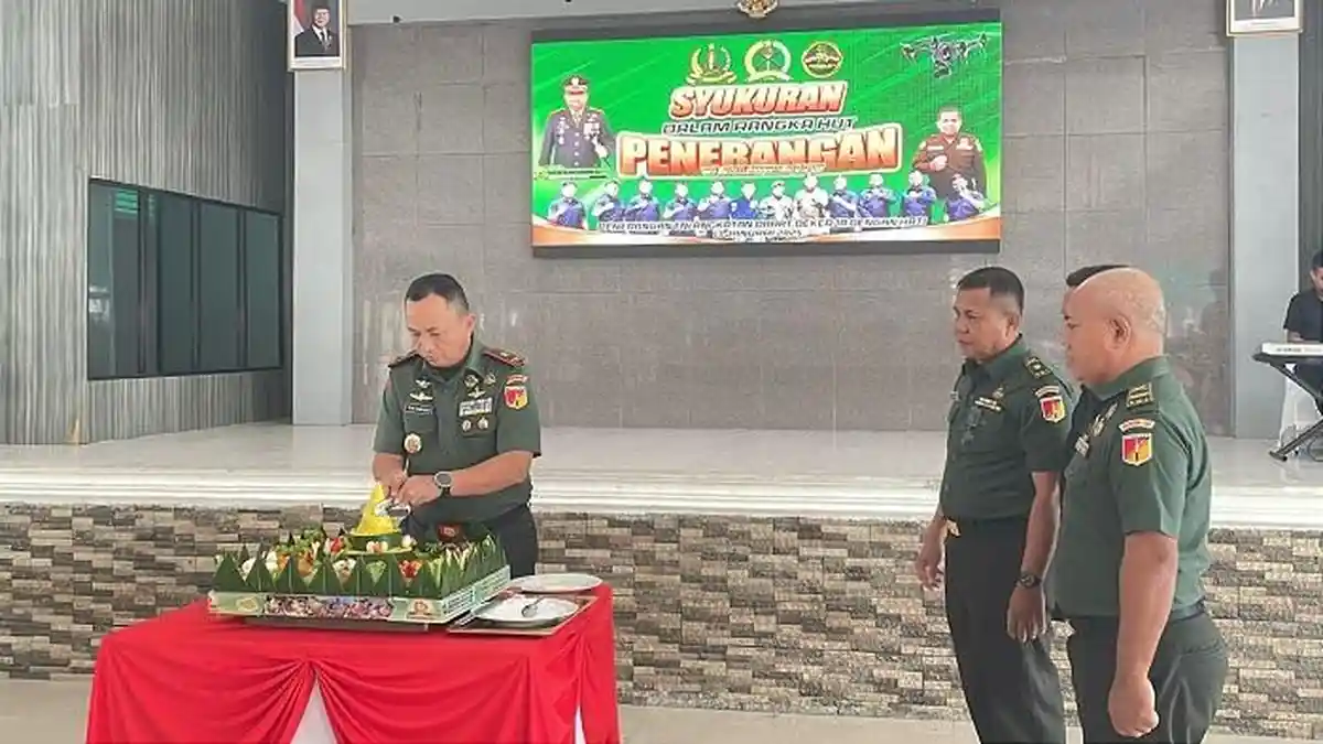 Korem 132 Tadulako Gelar Syukuran HUT Penerangan ke-74 TNI Angkatan ...