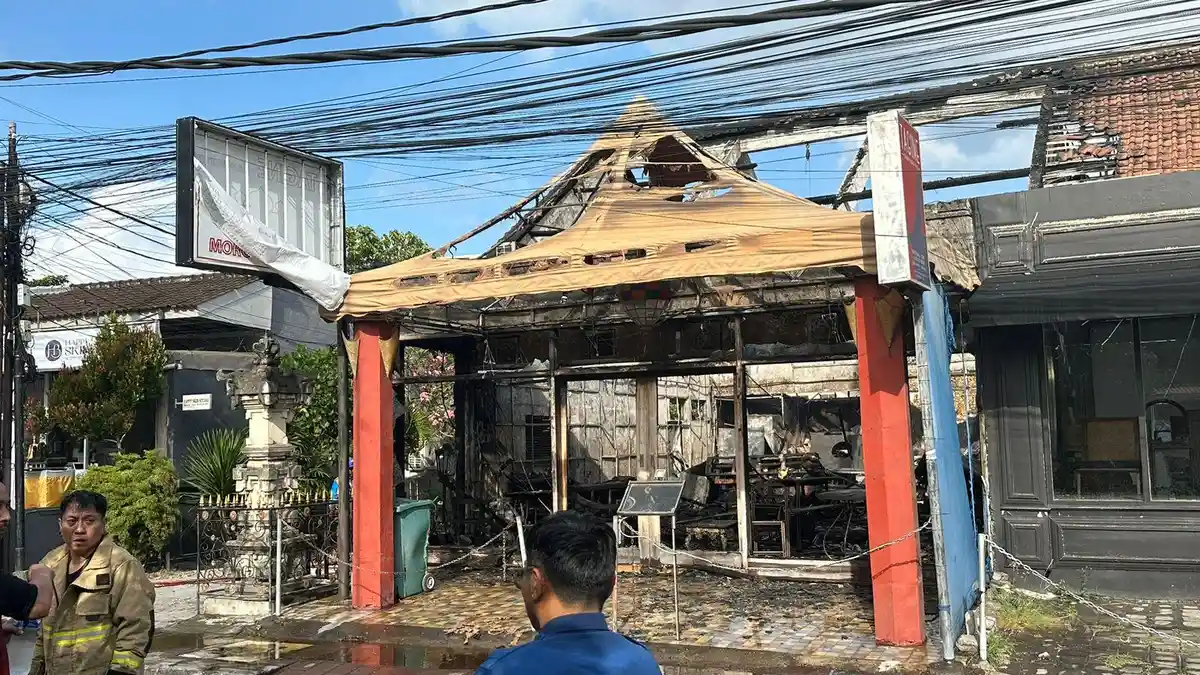 Restaurant Tagine Moroccan Speciality di Kerobokan Bali Terbakar, Polisi Masih Dalami Penyebabnya