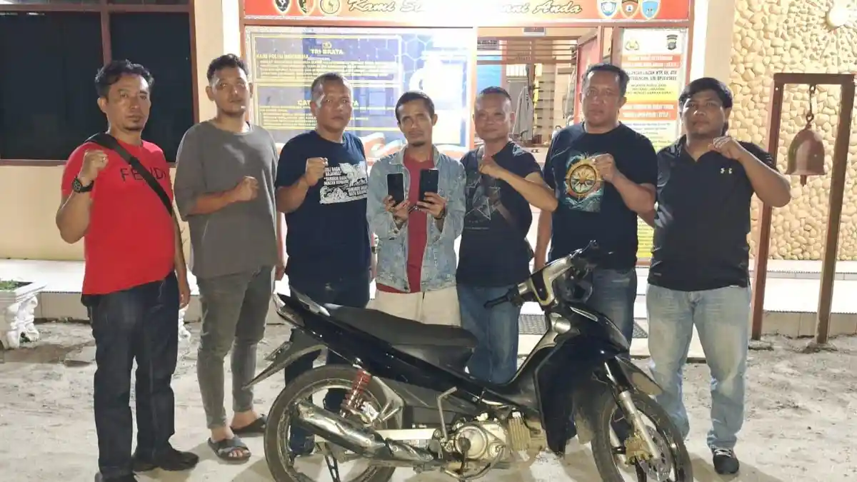 Tak Butuh Waktu Lama, Polsek Gunung Malela Bekuk Pelaku Curanmor dan Pencurian Ponsel di Simalungun