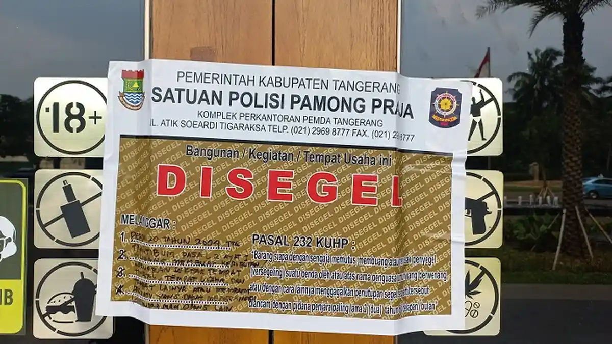 2 dari 3 Holywings Ditutup Pemkab Tangerang karena Tidak Ada Izin Usaha