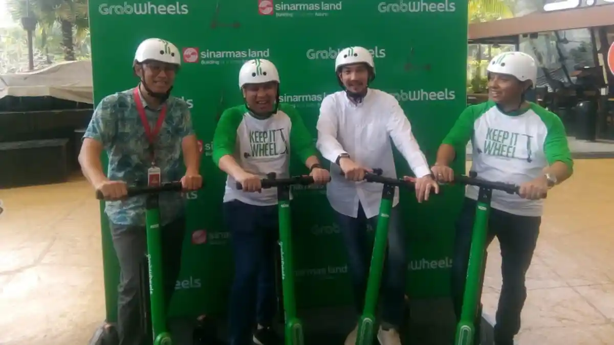 GrabWheels Skuter Listrik yang Bisa Digunakan Keliling BSD Gratis, Begini Cara Pesannya