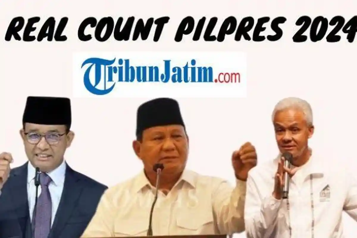 REAL COUNT TPS Pilpres 2024 - Prabowo Menang Telak di TPS Khofifah Mencoblos atas Ganjar dan Anies
