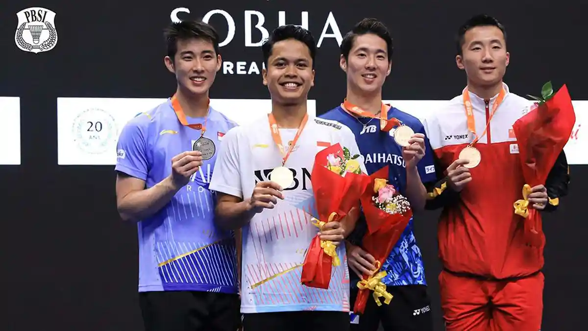Hasil Final Kejuaraan Badminton Asia 2023, Anthony Sinisuka Ginting Juara Tunggal Putra