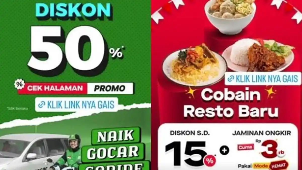 12 Kode Promo Gojek Hari Ini 5 November 2023 Spesial Libur Diskon GoCar Rp10 Ribu, GoFood Cashback