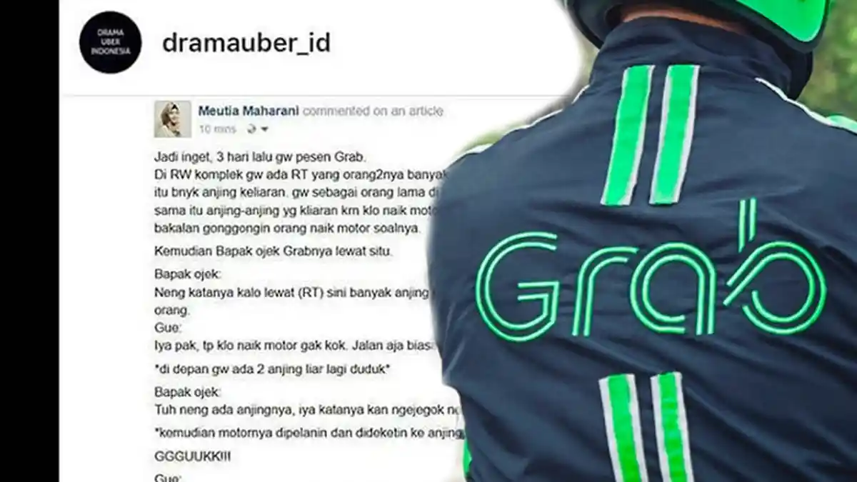 Penumpang Grab Ini Dikejar Anjing, Gara-gara Kelakuan Drivernya yang Agak Miring, Bikin Ngakak!