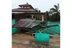 Hujan Deras Disertai Angin Kencang Terjang Desa Simpang Rusa, 9 Rumah dan Masjid Al Fatwa Rusak