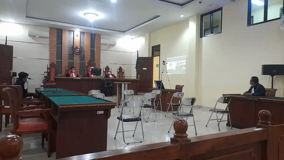 Maya Metissa Sakit Tifus, Sidang Korupsi BOK Diskes Lampung Utara Ditunda