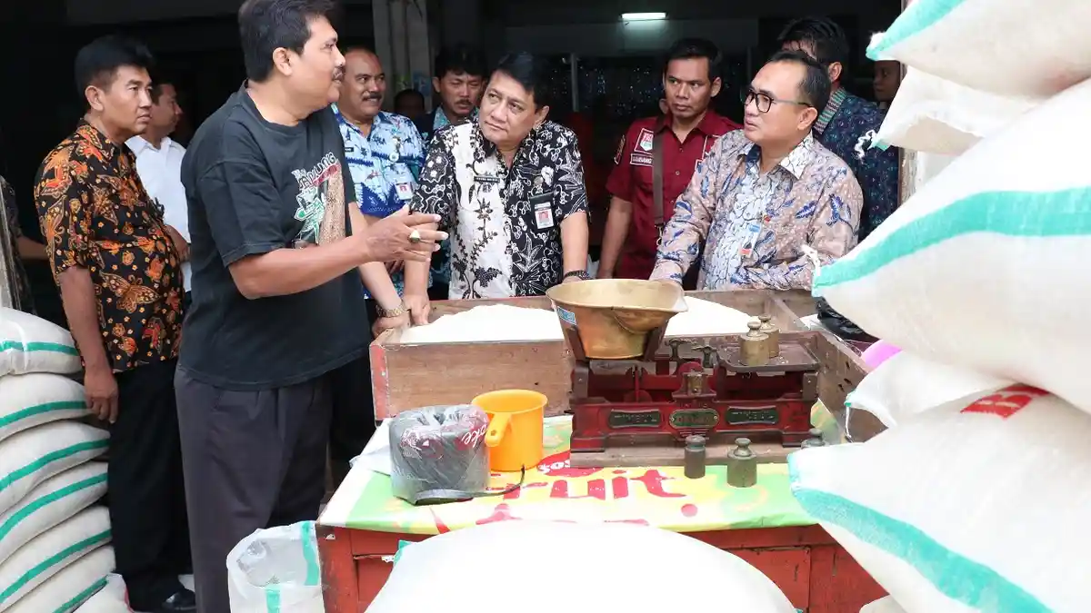 Jelang Natal dan Tahun Baru 2019, TPID Kota Tegal Sidak di Sejumlah Pasar