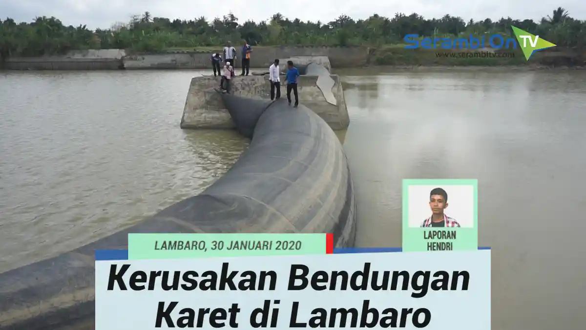 Balai Sungai Tambal Bendung Karet, Tinggal Satu Lubang Lagi   