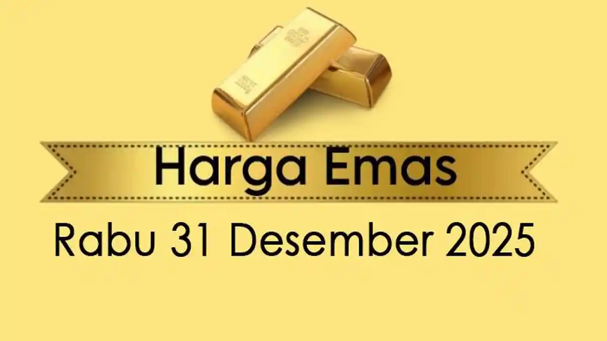 Update Harga Emas di Pegadaian Turun Rabu 31 Desember 2025, per Gram Dijual Segini