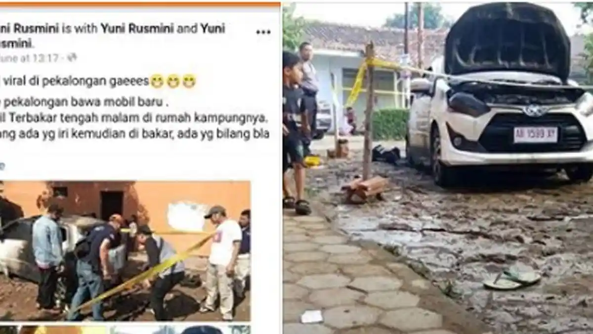 Dendam Adiknya Dicerai Usai Melahirkan, Pria Ini Bakar Mobil Milik Pemudik - Ternyata Salah Sasaran
