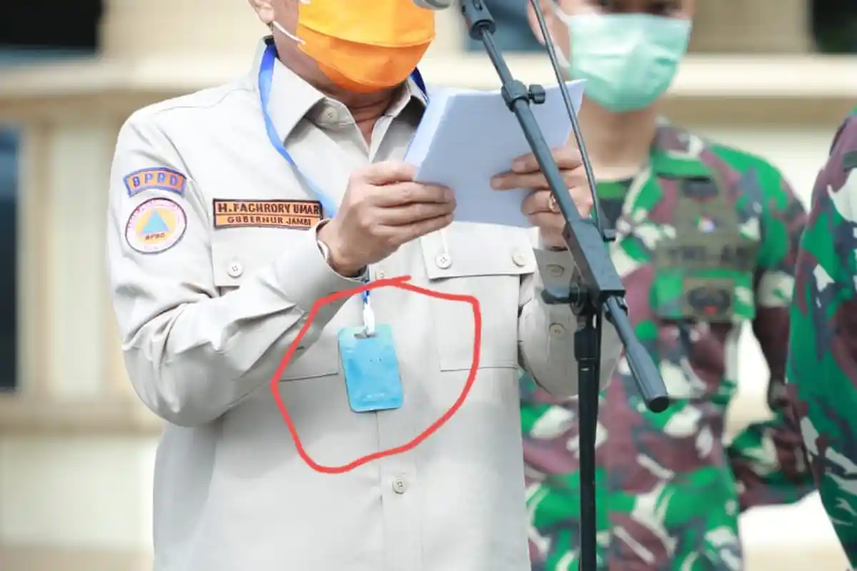 Dipakai Sejumlah Artis, Kalung yang Dipakai Gubernur Jambi Diyakini Mampu Tangkal Virus Corona