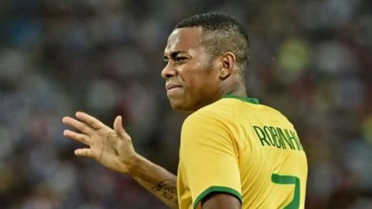 Eks Real Madrid dan Striker Timnas Brasil Robinho Rela Digaji Rp 3,9 Juta Per Bulan di Santos