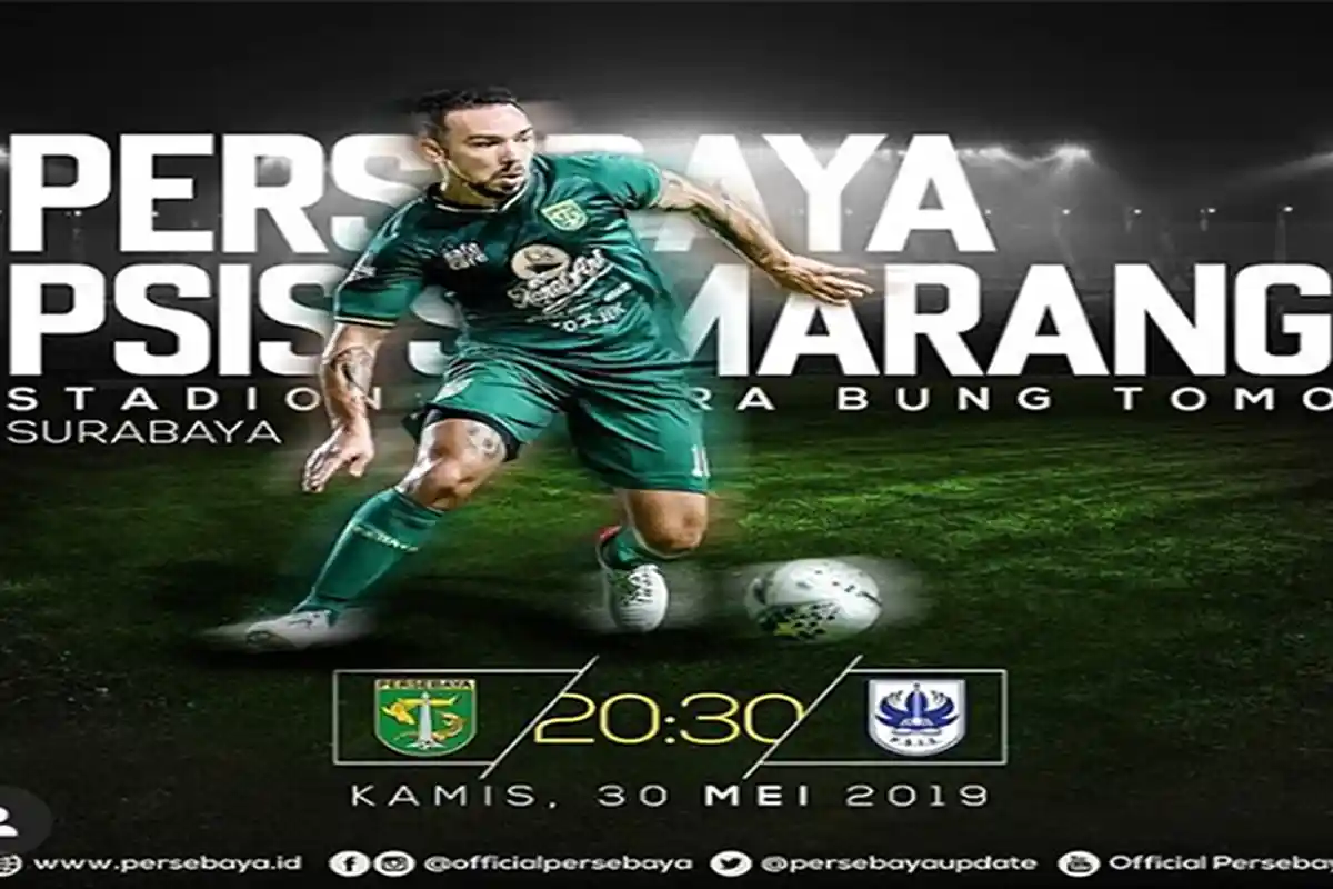 Prediksi Persebaya VS PSIS, El Clasico Era Perserikatan Live Streaming Indosiar Pukul 20.30 WIB