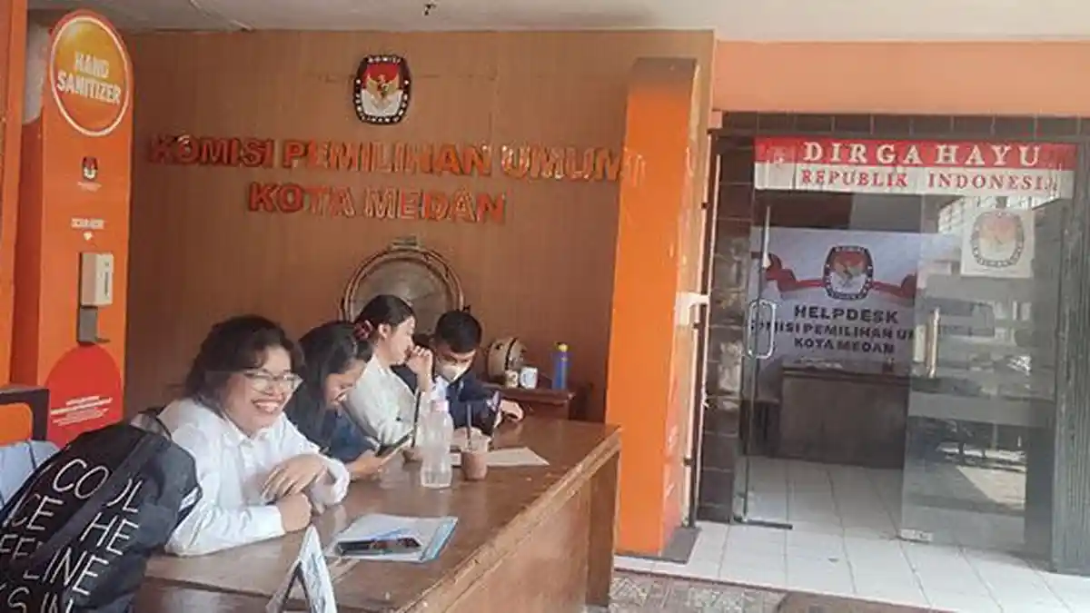 Hari Keempat Pendaftaran Bacaleg, Belum Ada Partai Politik Datang ke KPU Medan