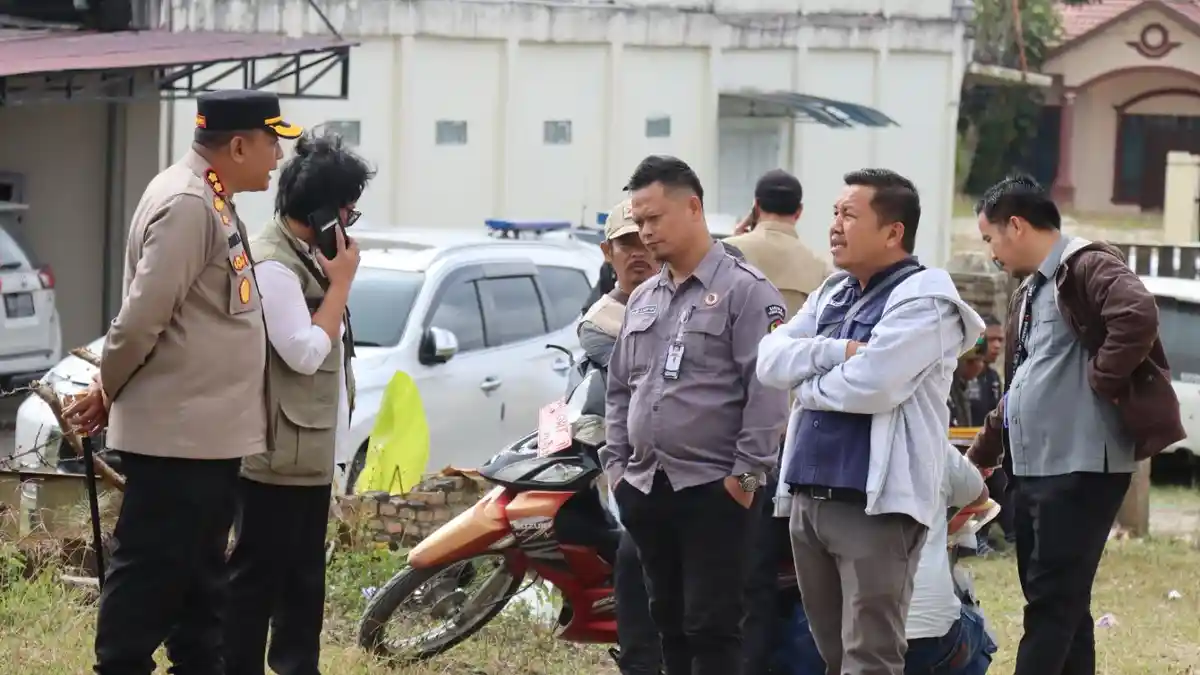 Cek Pergeseran Logistik, Kapolres Humbahas Pastikan Semua Aman