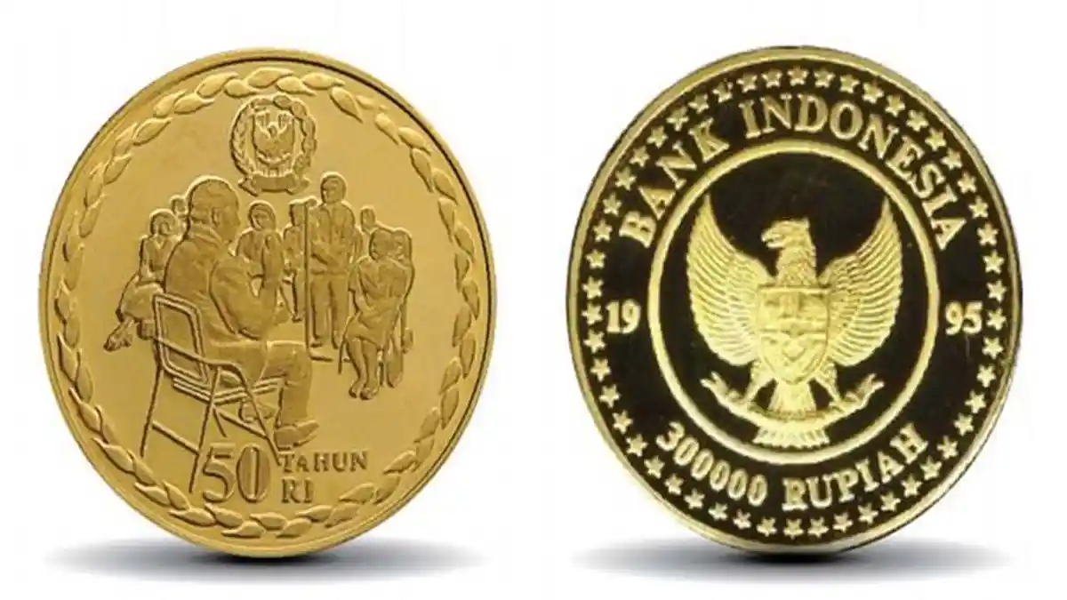Deretan Uang Koin Edisi Khusus Kemerdekaan, Termahal Bergambar Soeharto Berbahan Emas
