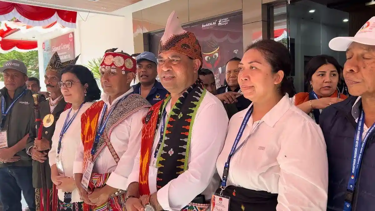 Resmi Daftar di KPU, Paket Siaga Komitmen Berpolitik Damai di Pilgub NTT
