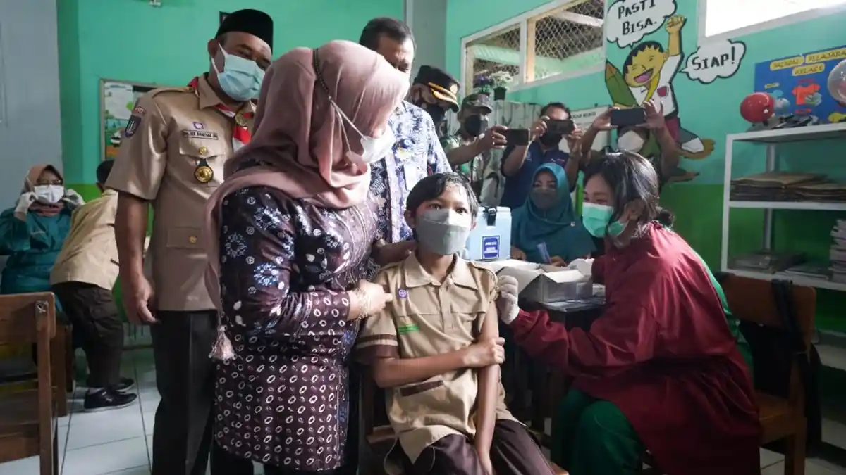 Sudah Dimulai, Pemkab Sleman Kebut Vaksinasi Anak Usia 6 - 11 Tahun