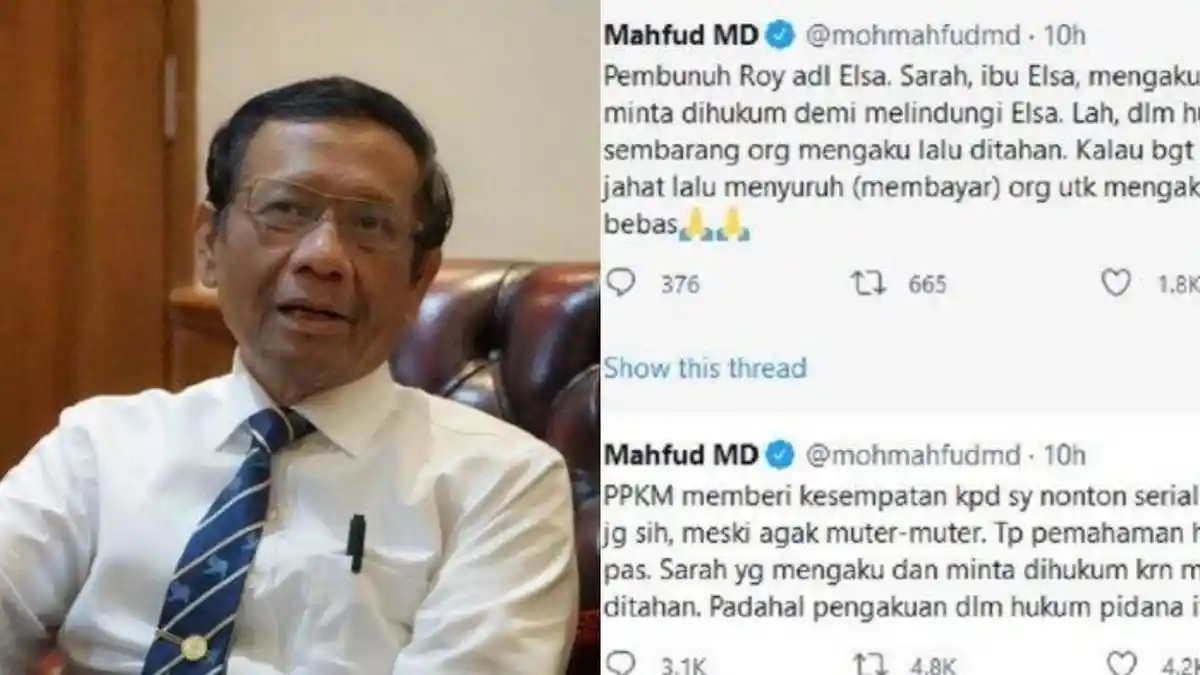Ciutan Mahfud MD Soal Sinetron Ikatan Cinta Dibalas Sindiran Oleh Fadli Zon hingga Fahri Hamzah