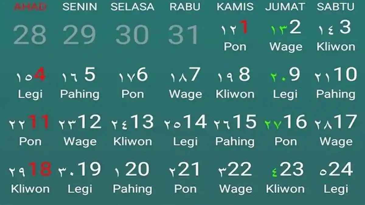 Kalender 2023 Hari Ini Kamis 15 Juni 2023 Berapa Hijriah? Berikut Cek Kalender Islam Bulan Juni!